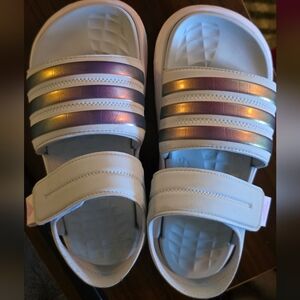 Adidas Women's Iridescent Strap Sandals Size 5